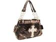 Fashion Cross Purse w/Rhinestone pu leather handbag wallet