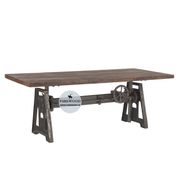 Adjustable Industrial Dining Table - Purewood