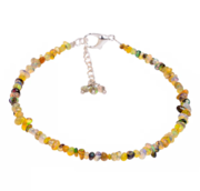 13 CT Yellow Fire Opal Chips Bracelet